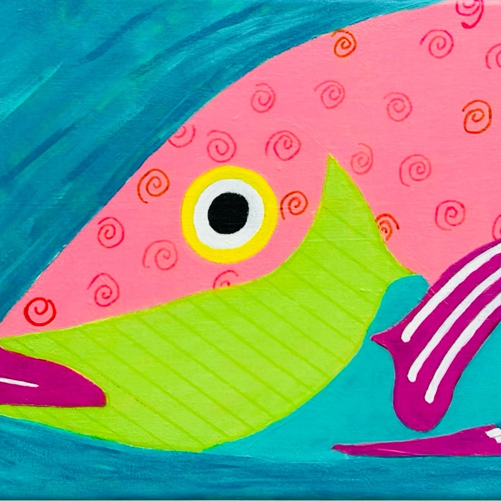 Colorful Fish Canvas Art